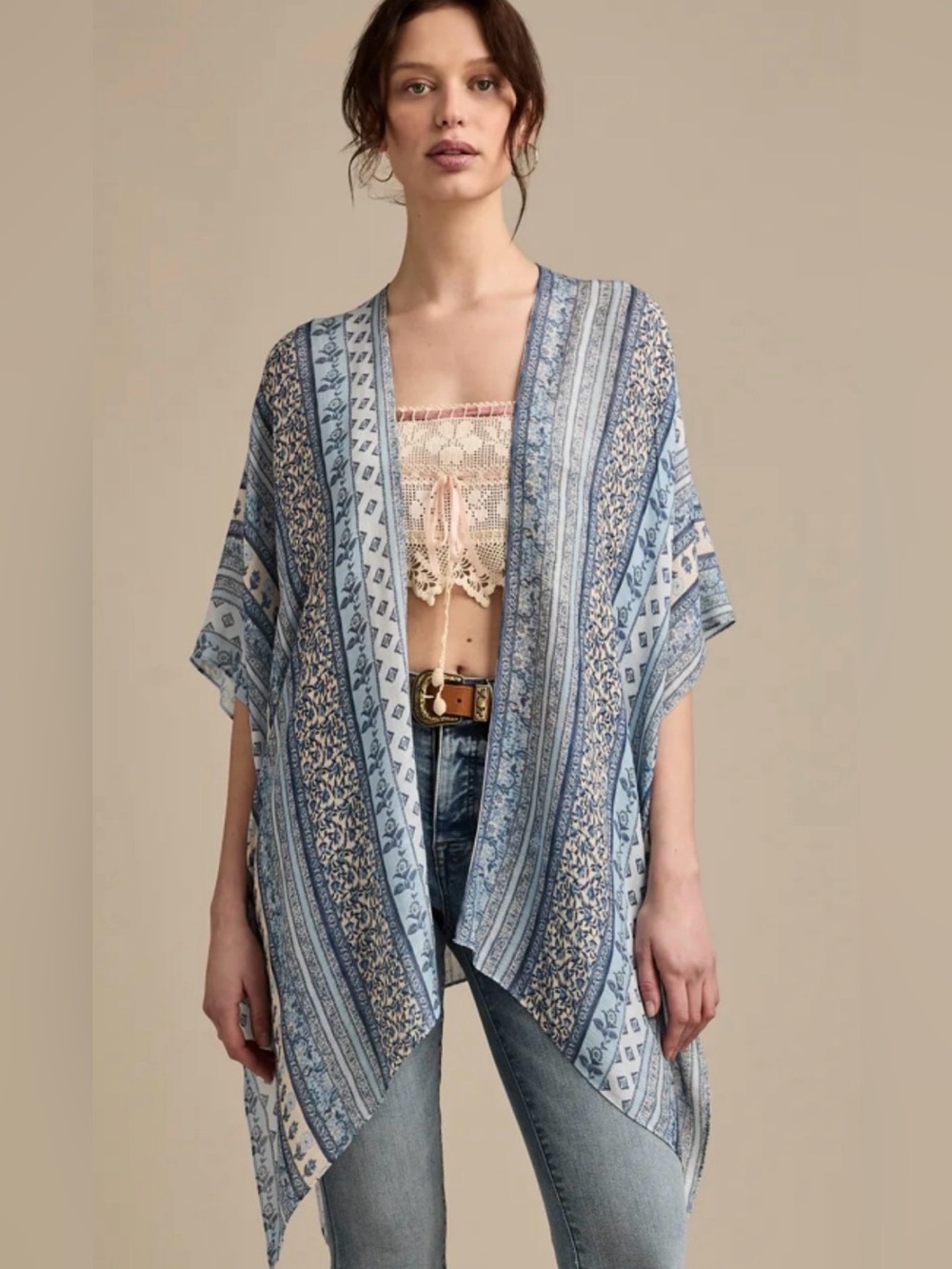 Lucky Brand Easy Kimono NWOT